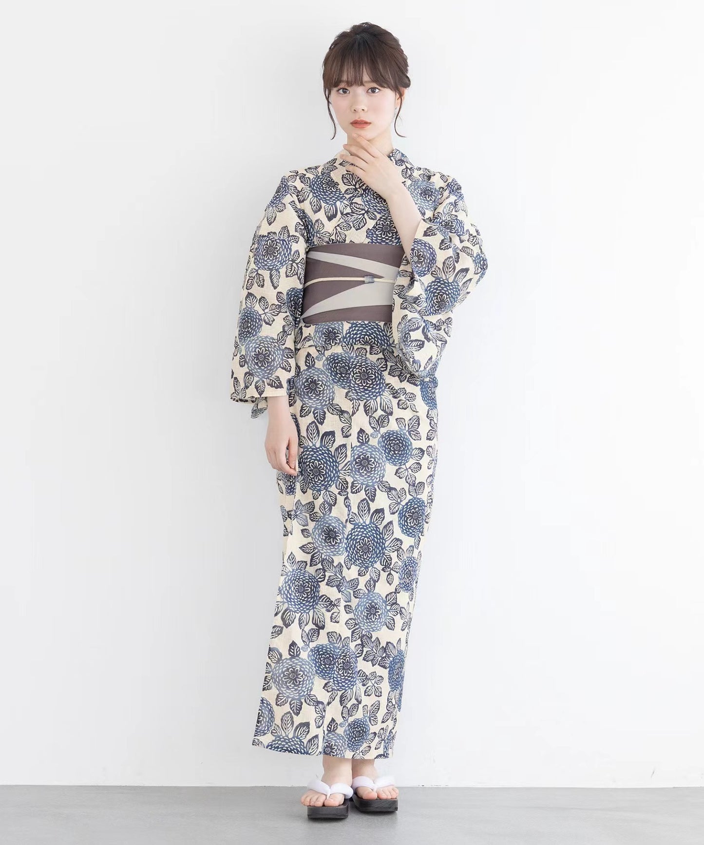Aoi Ajisai Women Komon Yukata