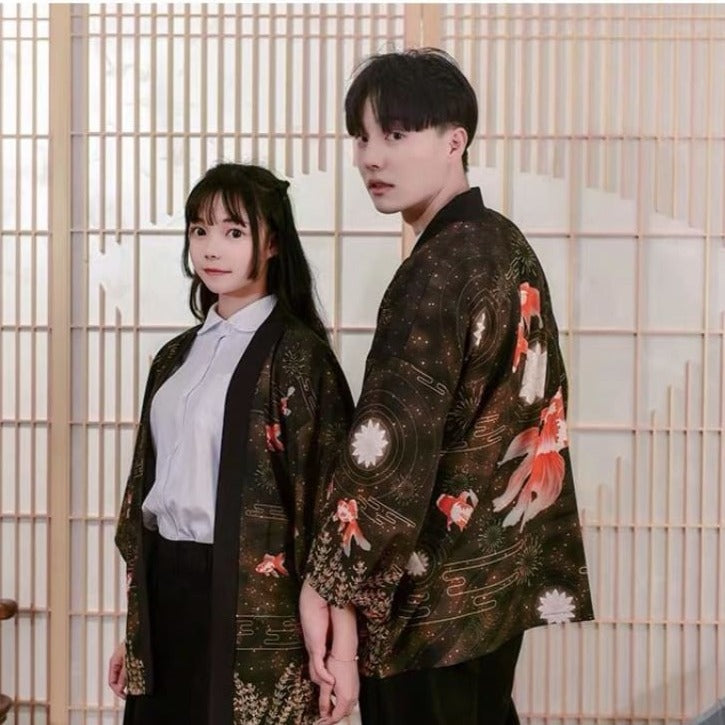 Haori | Hanabi Goldfish Kimono Cardigan