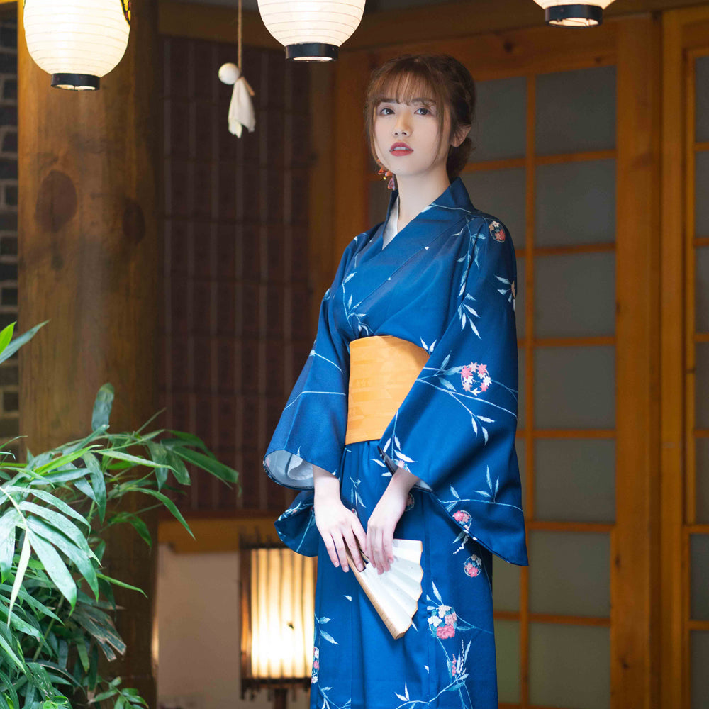 Women Festival Wear Yukata [Aohana] | Japanese Kimono Shop – En Yukata