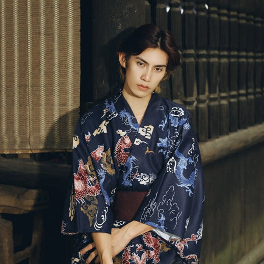 Dragon Print Men Festival Yukata