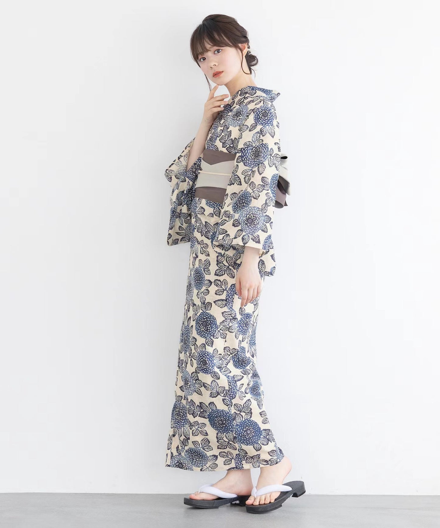 Aoi Ajisai Women Komon Yukata