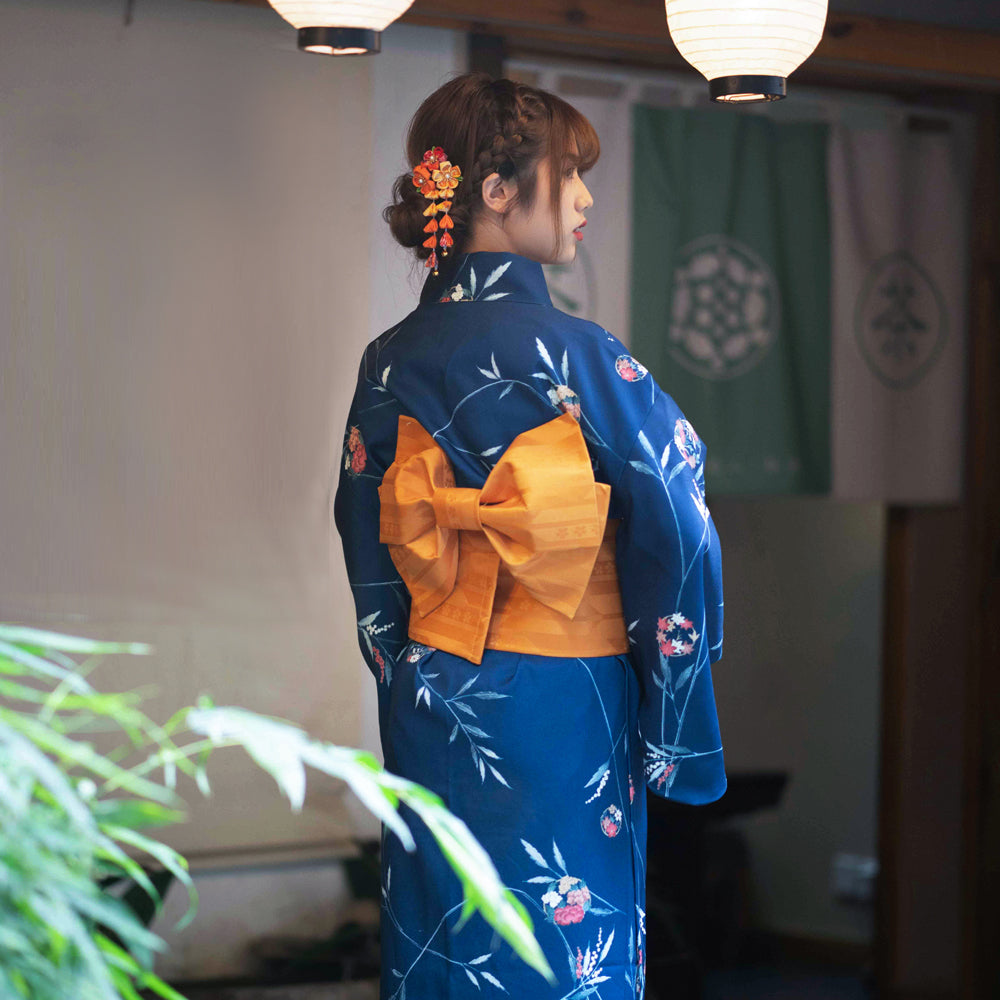 着物・浴衣 ohana Women Festival Wear Yukata [Aohana] | Japanese Kimono Shop – En Yukata