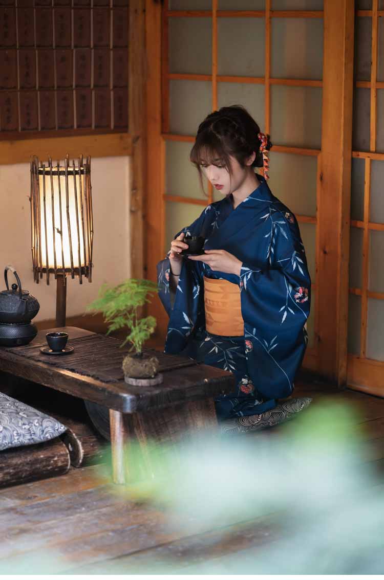 Women Festival Wear Yukata [Aohana] | Japanese Kimono Shop – En Yukata